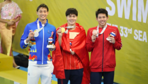ทีมว่ายน้ำเวียดนาม ตอกย้ำความยิ่งใหญ่บนสระน้ำ คว้าทองต่อเนื่อง SEA Games 33